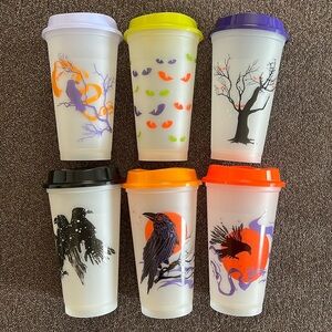 Starbucks 2022 Halloween reusable cups. NIB Spooky Fall trick treat Summerween